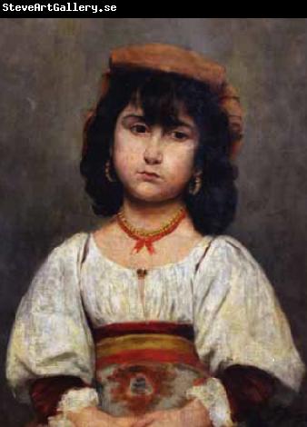 Ion Georgescu Portrait of a Little Girl